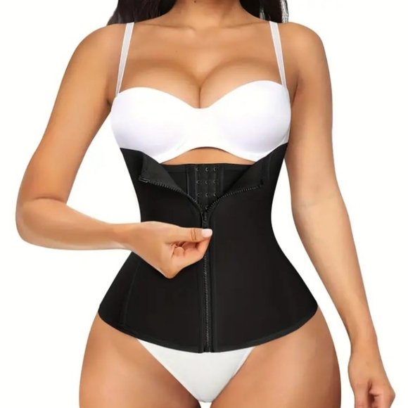 Other - Women Black zip corset belly Tummy control faja